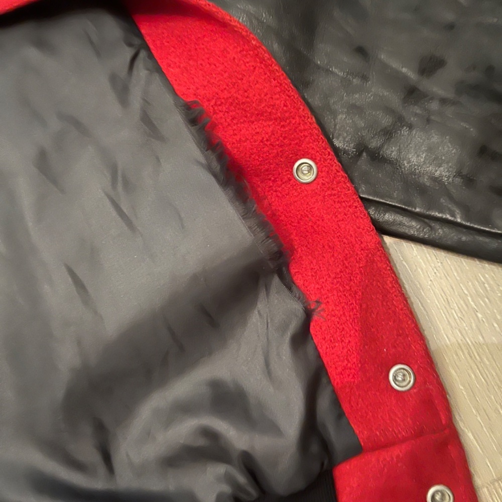 wool and leather jacket - Picture 4 of 11